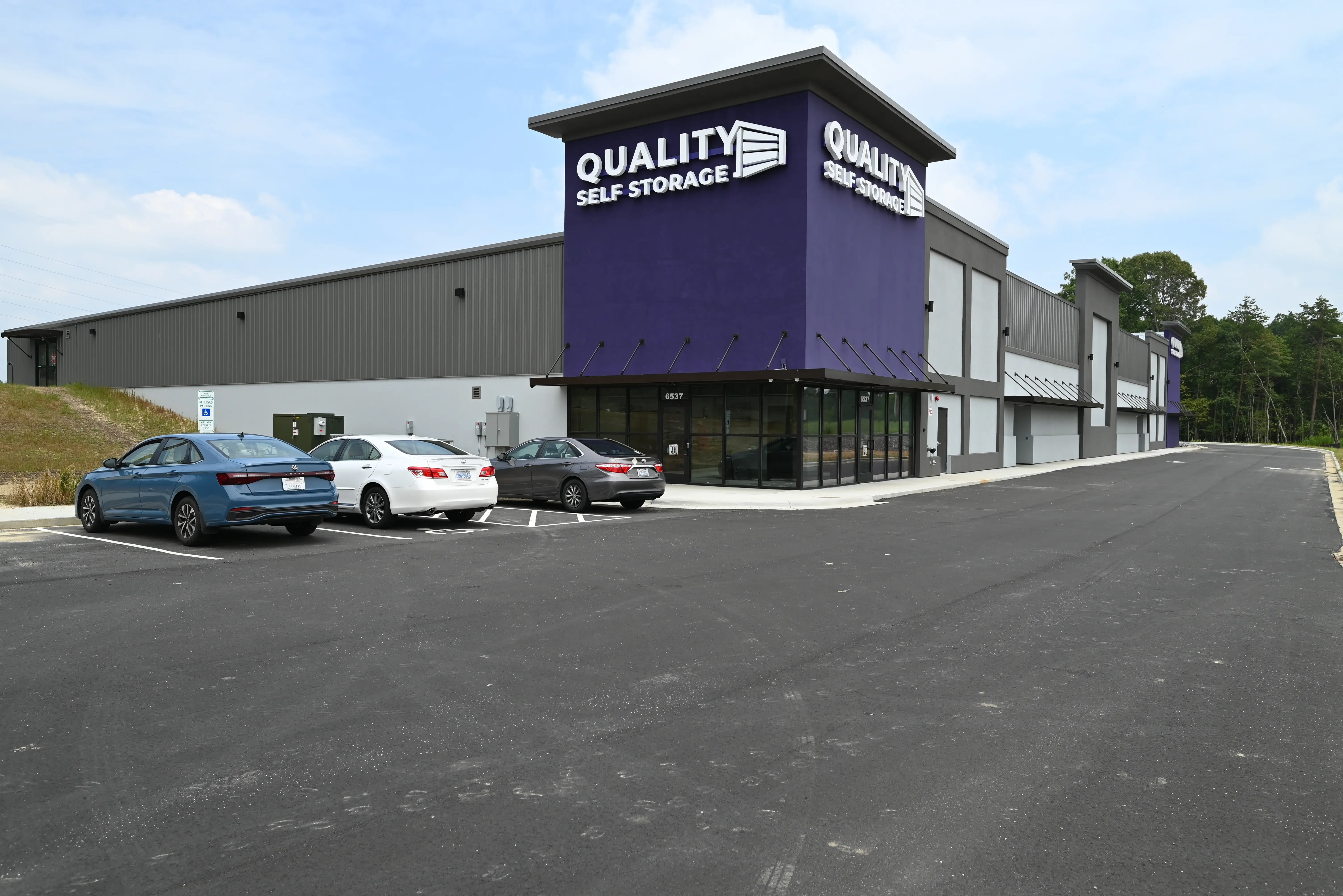 Old Plank Rd Storage Facility Front View